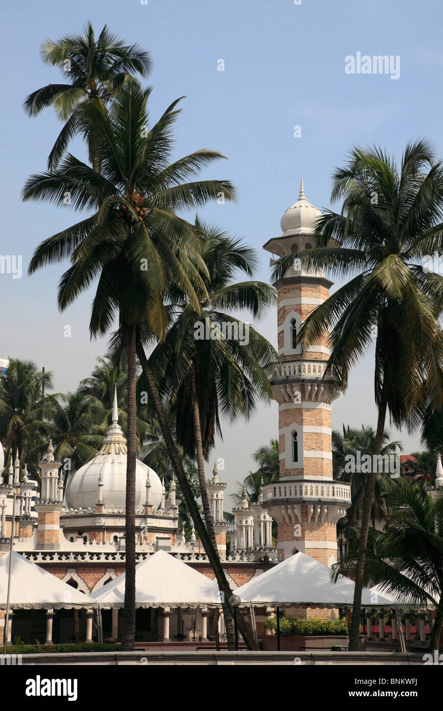 Malaysia, Kuala Lumpur, Masjid Jamek Mosque, Stock Photo