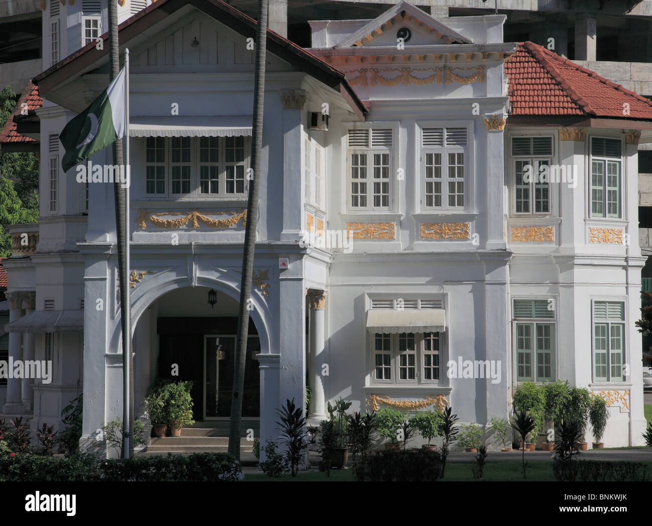 Malaysia, Kuala Lumpur, High Commission of Pakistan, historic architecture, Stock Photo