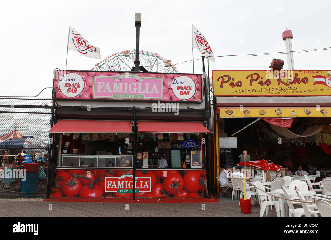 Restaurant Coney Island Stock Photo Alamy