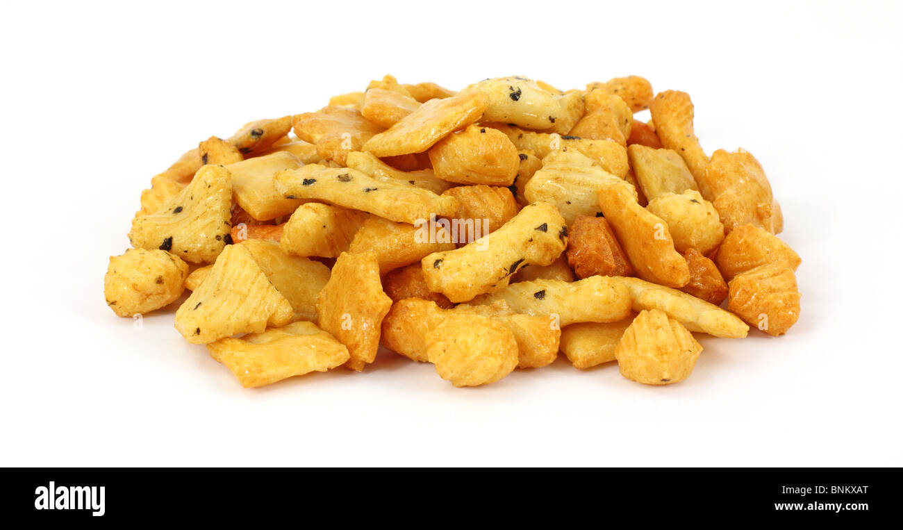 Rice cracker snack mix Stock Photo Alamy