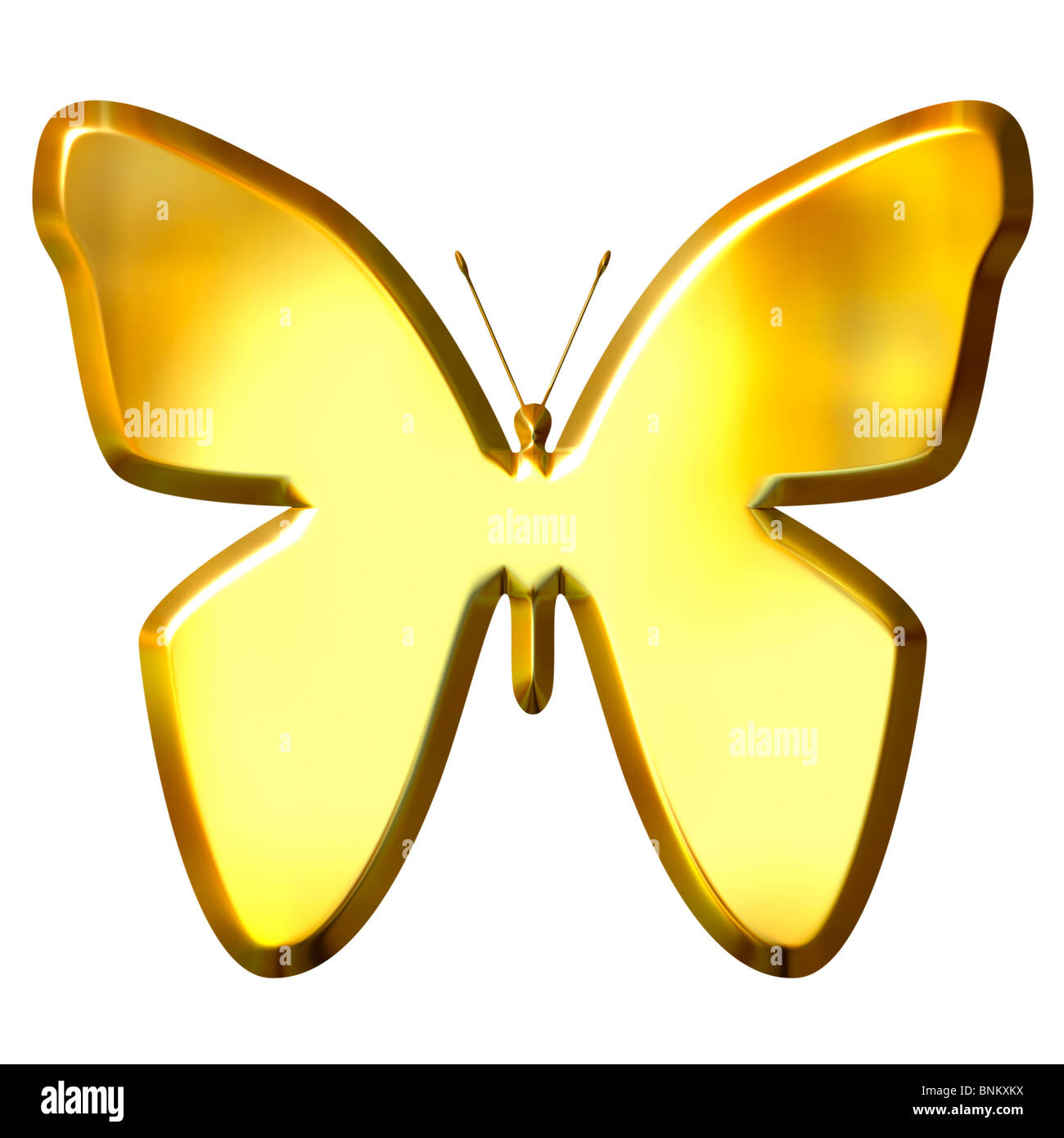 3d golden butterfly Stock Photo Alamy