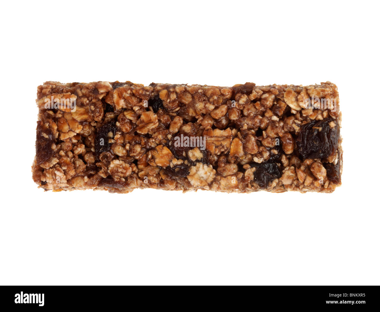 Raisin and Chocolate Bar Stock Photo