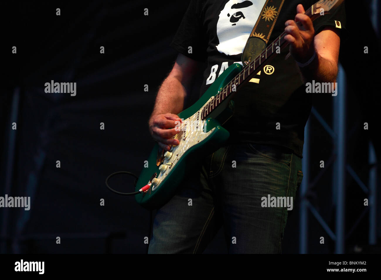 Paul Banks guitarist and songwriter Fender Stratocaster The