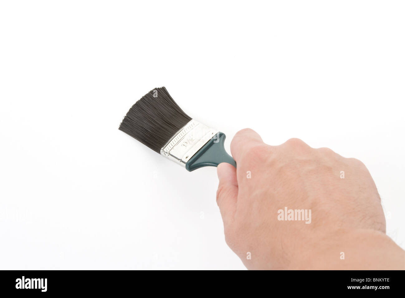 Hand with a brush hires stock photography and images Alamy