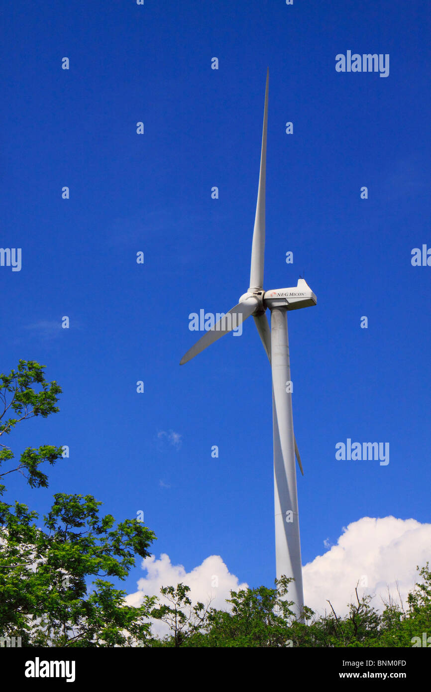 Wind Turbine at Tucker County Wind Farm on Backbone Mountain, Thomas