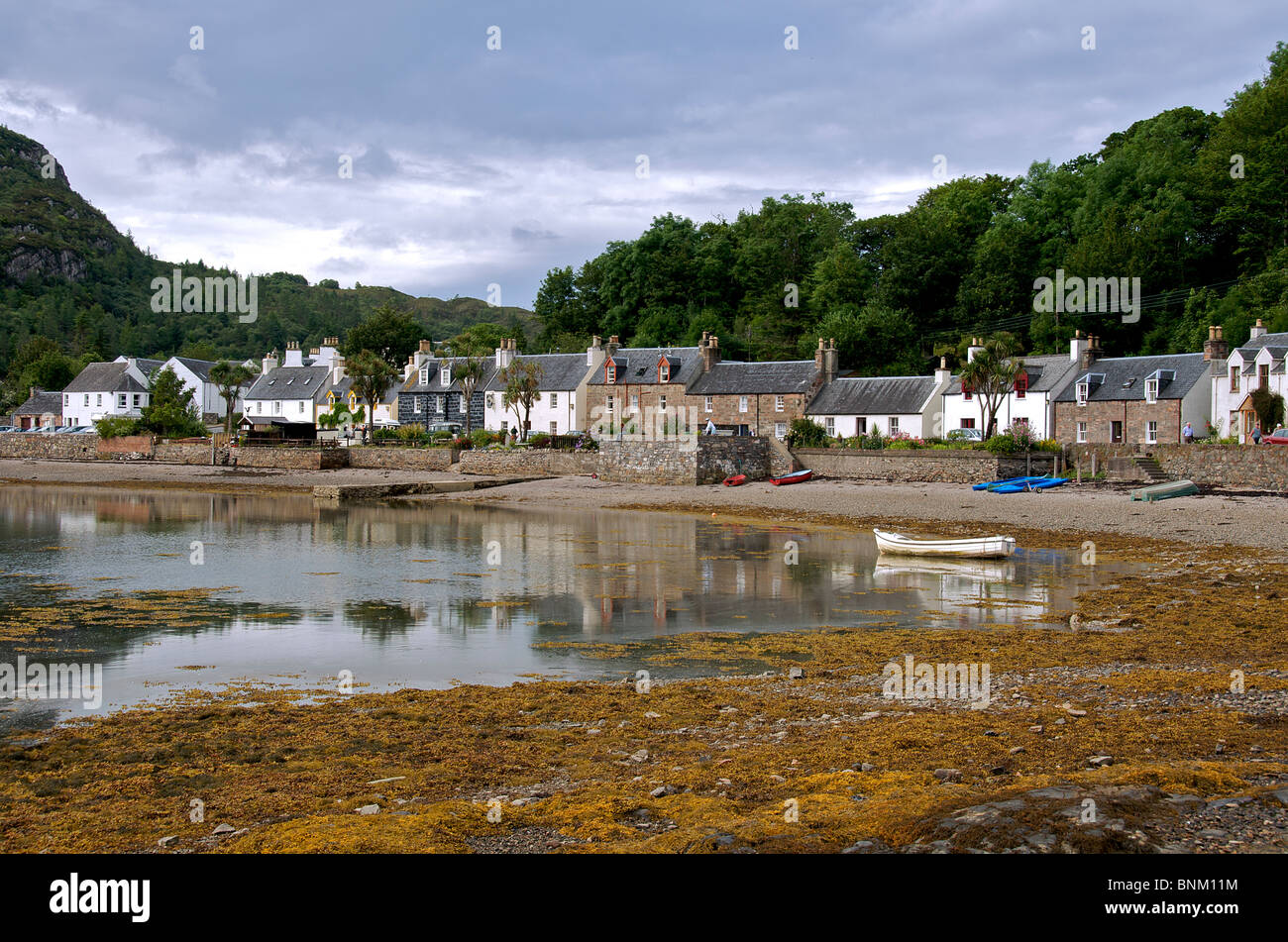 Low tide Plocton Wester Ross, Ross and Cromarty Scottish Highlands North West Scotland Stock Photo