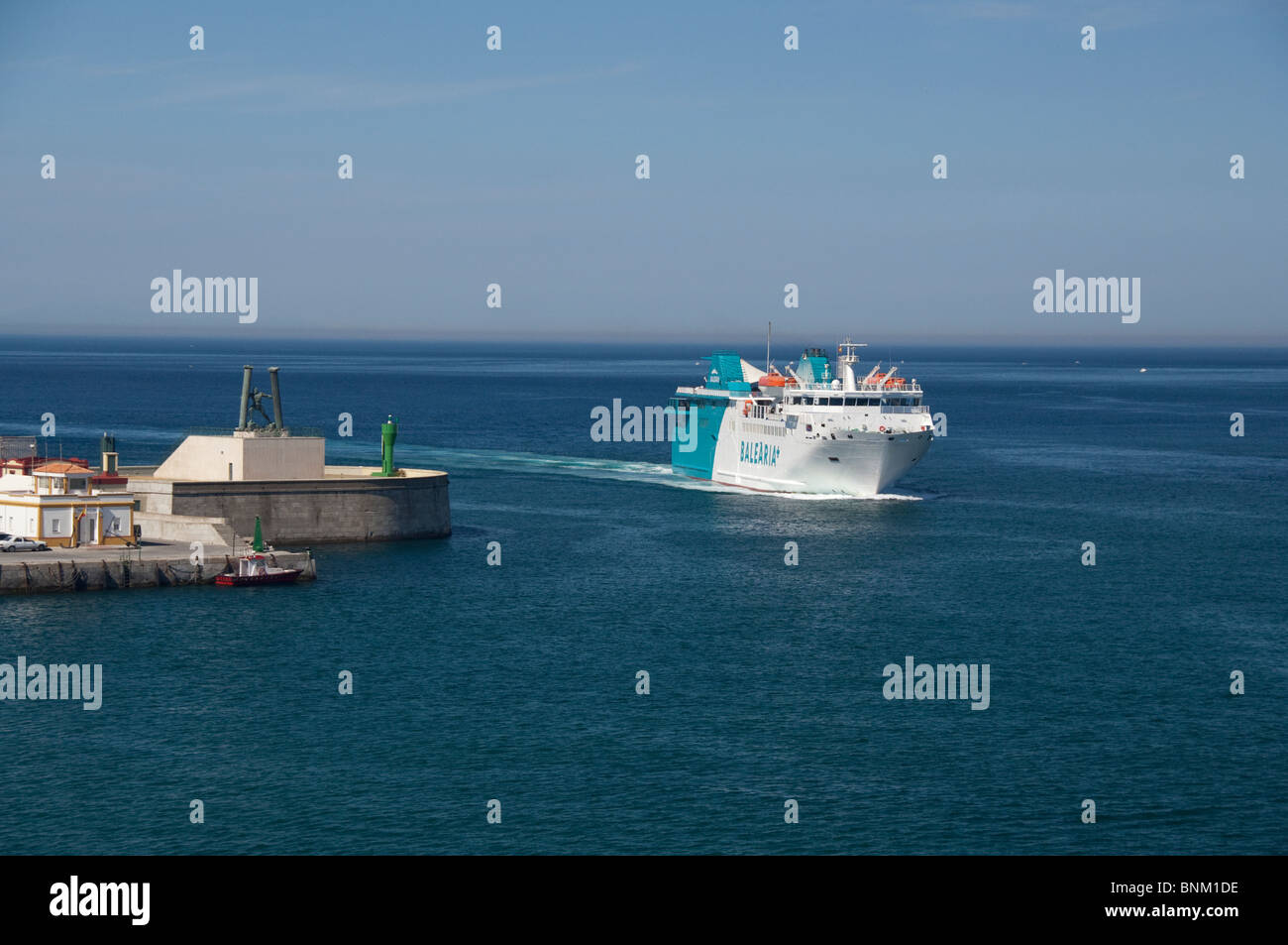 North Africa, Spanish Morocco, Ceuta. "Pillars of Hercules" sculpture