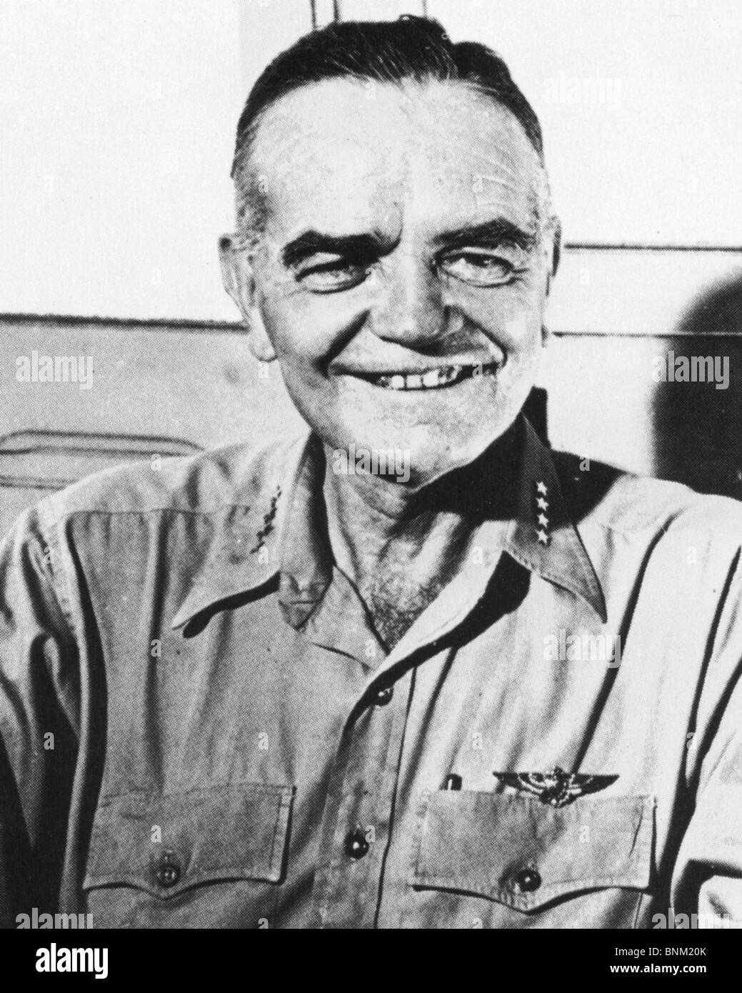 WILLIAM HALSEY JNR (1882-1959) US Naval officer and Commander of the US Third Fleet during the Pacific War against Japan Stock Photo