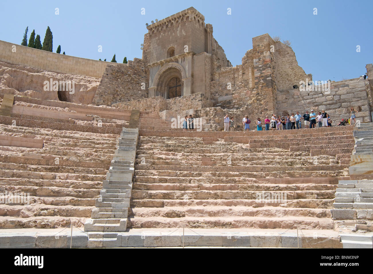 The Roman Theatre of Carthago Nova and Cathedral ruins of Cartagena in the region of Murcia The Roman Theatre of Carthago Nova and Cathedral ruins of Cartagena in the region of Murcia