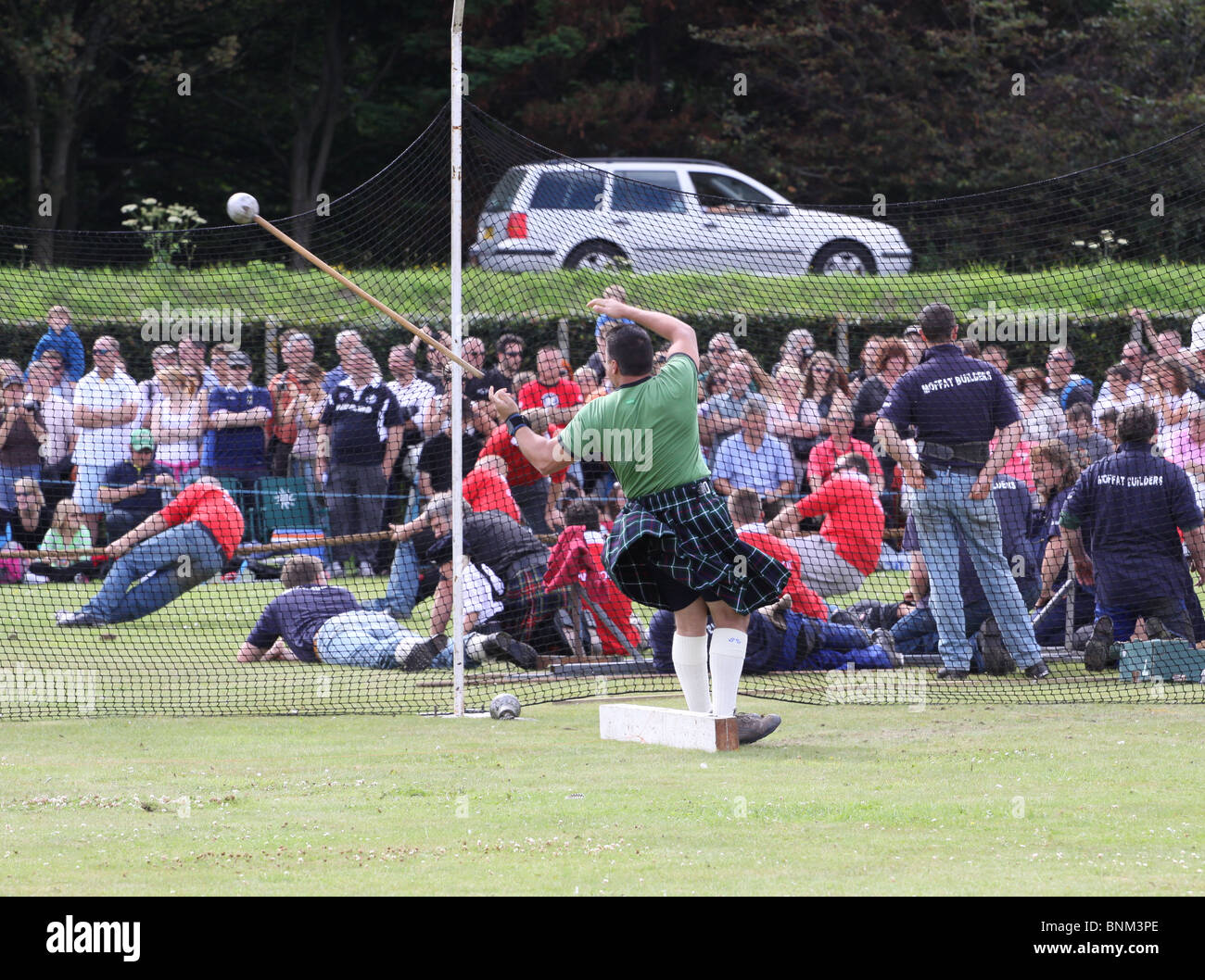 Hammer Throwing Highland Games High Resolution Stock Photography and