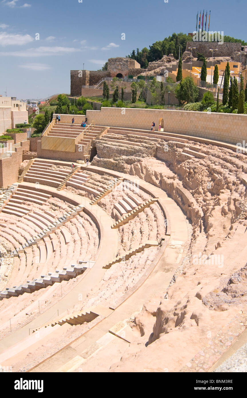 The Roman Theatre of Carthago Nova and Cathedral ruins of Cartagena in the region of Murcia The Roman Theatre of Carthago Nova and Cathedral ruins of Cartagena in the region of Murcia