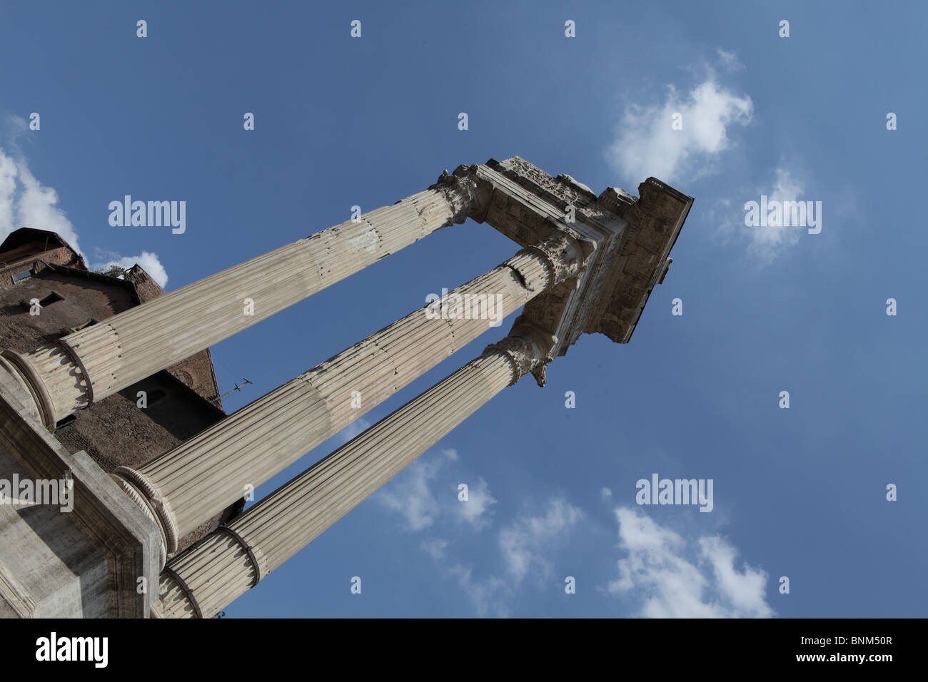 columns of the temple of Apollo Stock Photo - Alamy