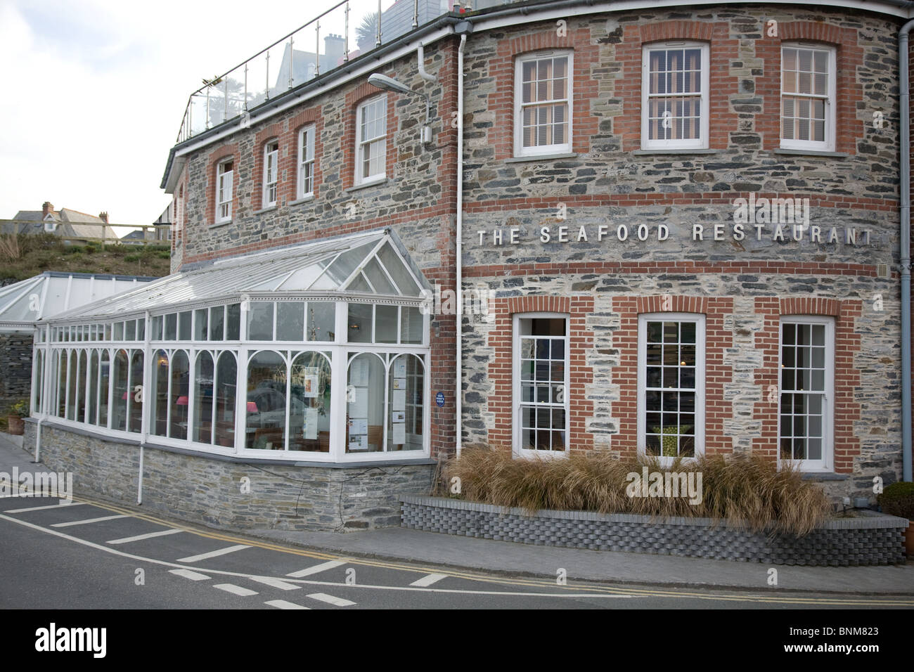 Rick Stein's The Sea Food restaurant in Padstow,Cornwall,England Stock Photo