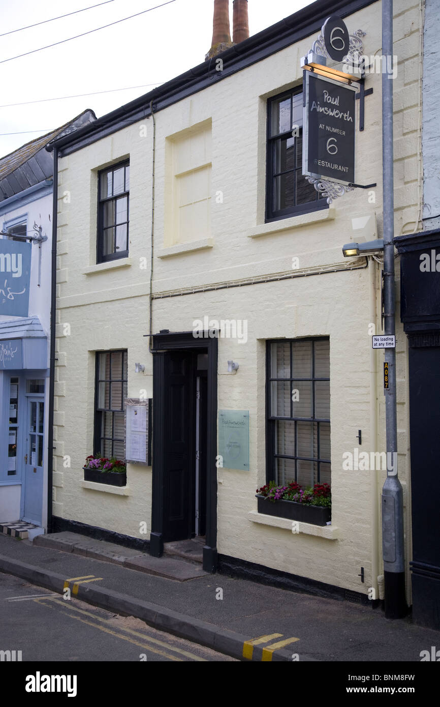 Paul Ainsworth's Restaurant in Padstow,Cornwall,England Stock Photo