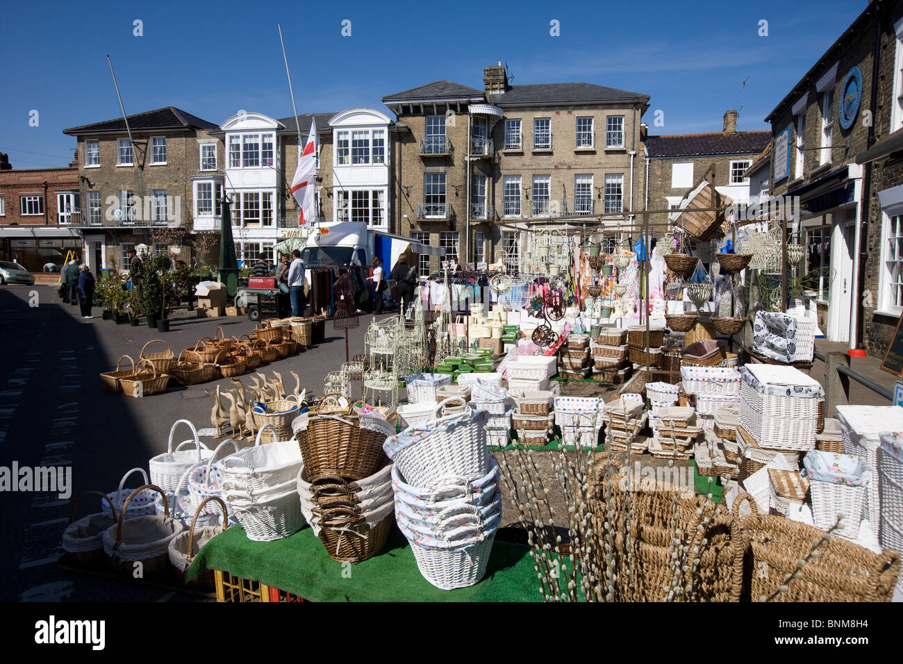 The Market at Southwold,Suffolk,England Stock Photo
