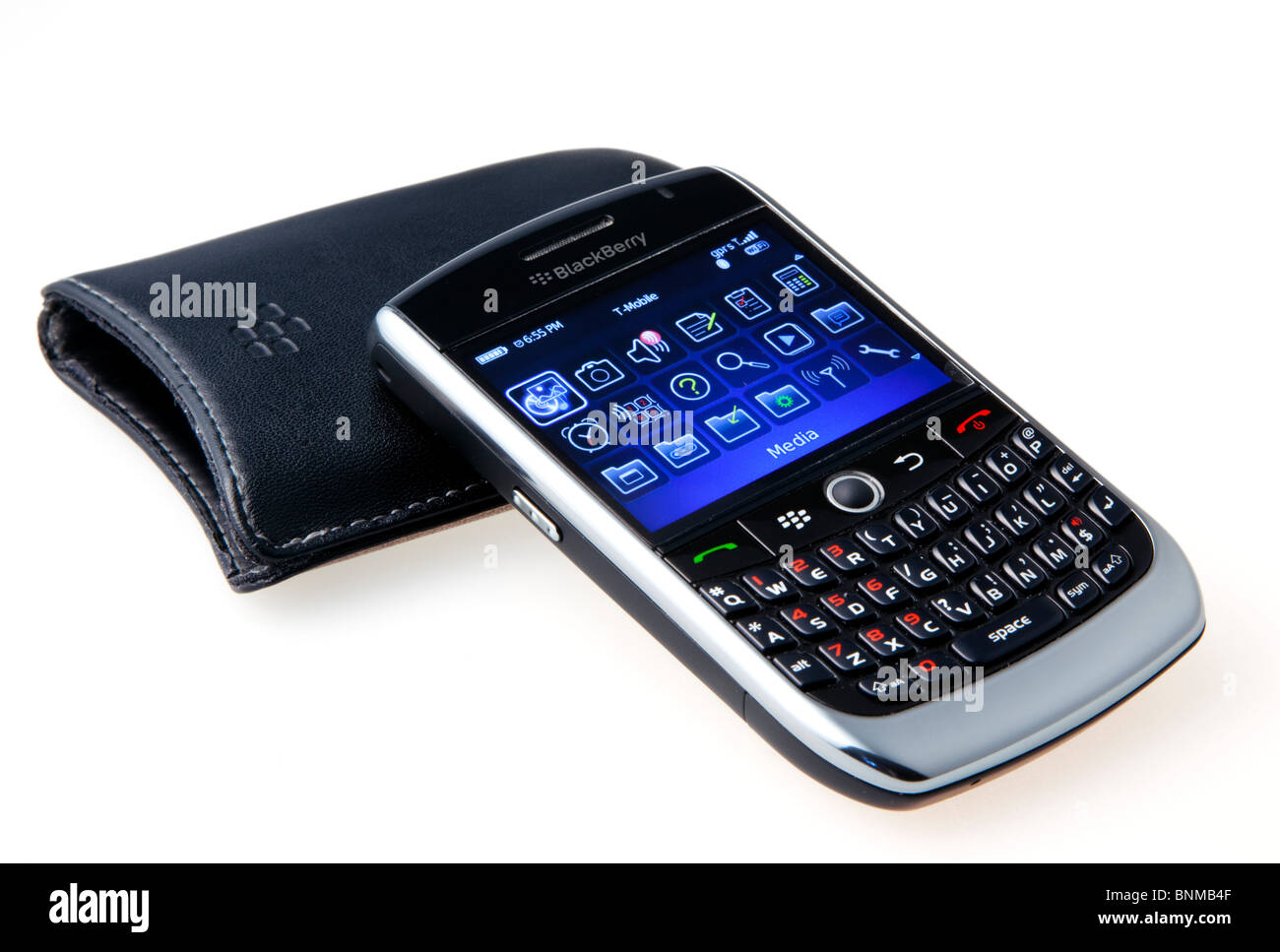 Communications, Telephone, Mobile, Blackberry Curve 8900 Smart Phone. Stock Photo