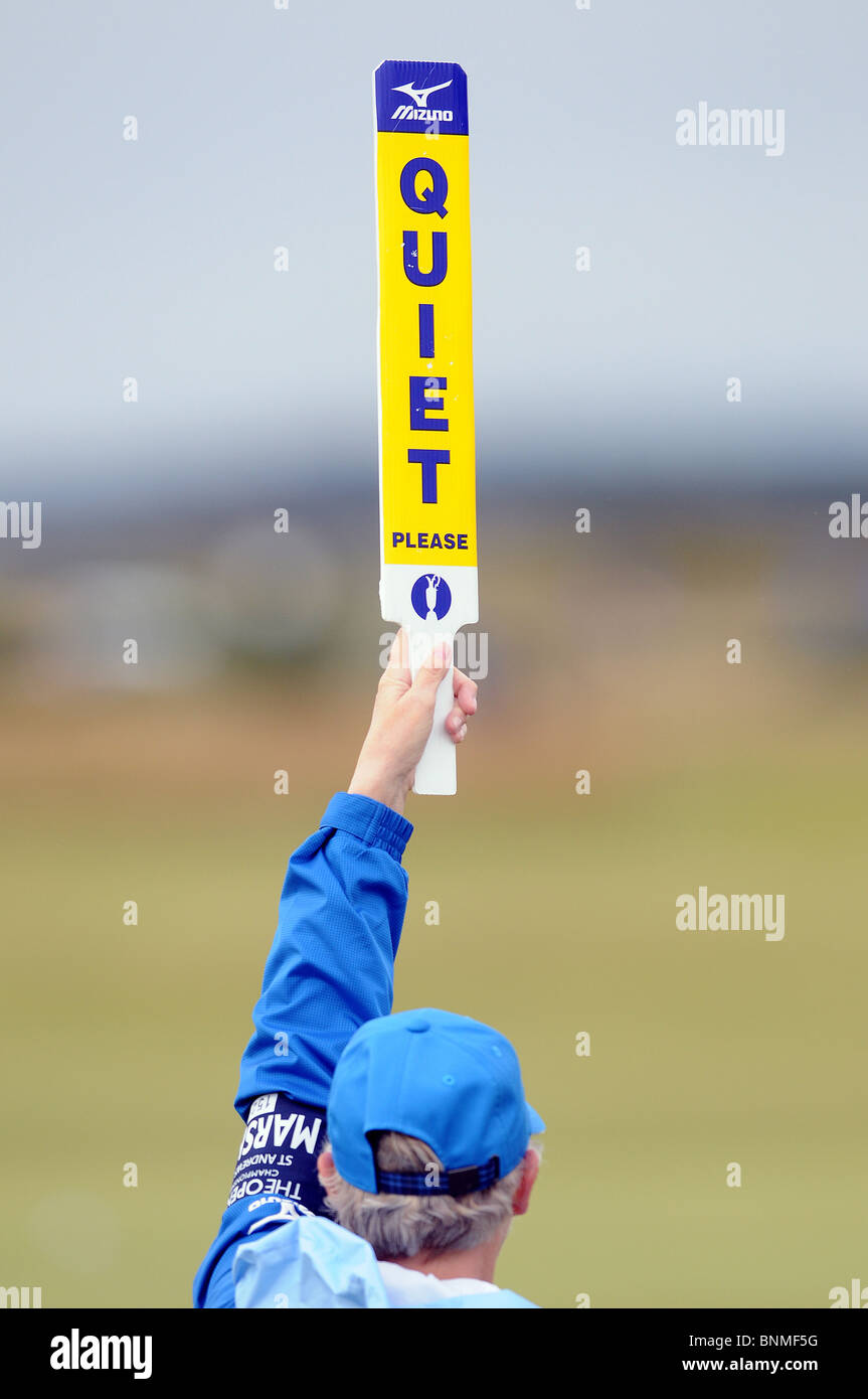 Quiet Please Sign Golf