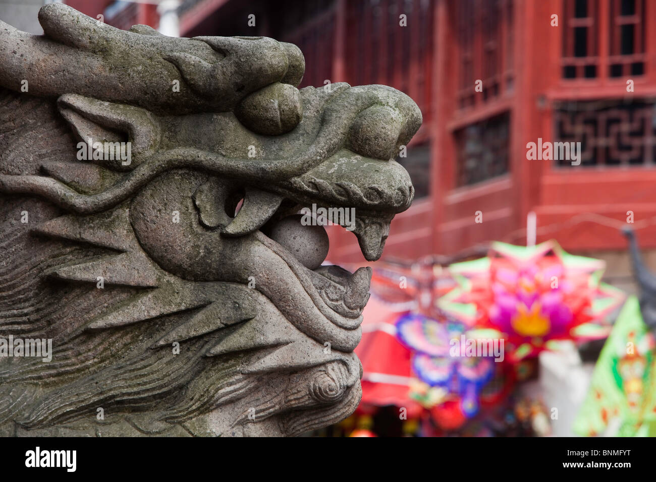 Stone Dragon Head China High Resolution Stock Photography and Images ...