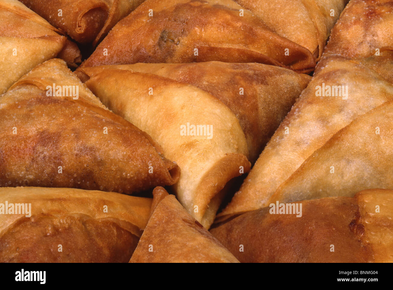 Samosas in Indian deepfry foods paste parcels Food Stock Photo Alamy