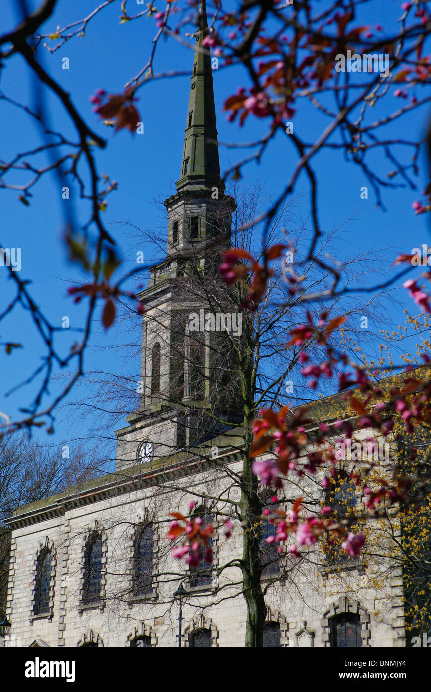 St Pauls Church in the Jewellery Quarter of Birmingham, West Midlands, England. Stock Photo