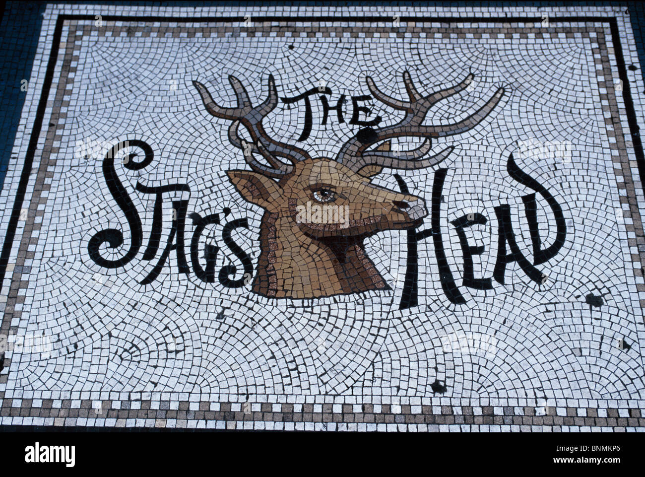 Stags Head, A Popular Dublin Pub Ireland Stock Photo