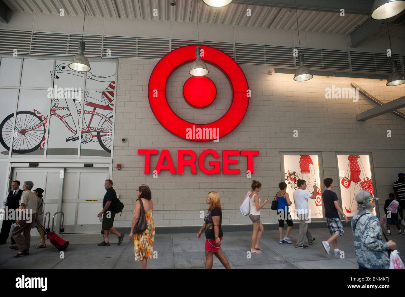 Shoppers flock to the new Target store in the East Harlem neighborhood