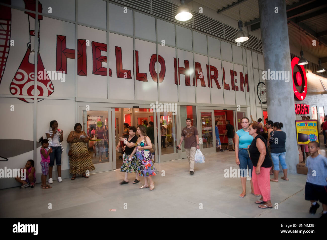 Shoppers flock to the new Target store in the East Harlem neighborhood