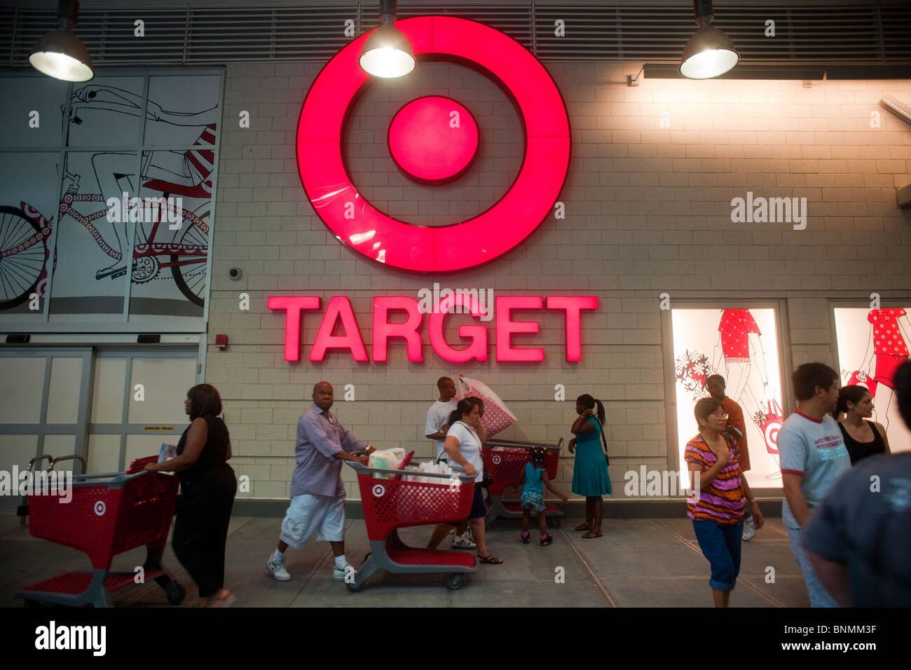 Shoppers flock to the new Target store in the East Harlem neighborhood