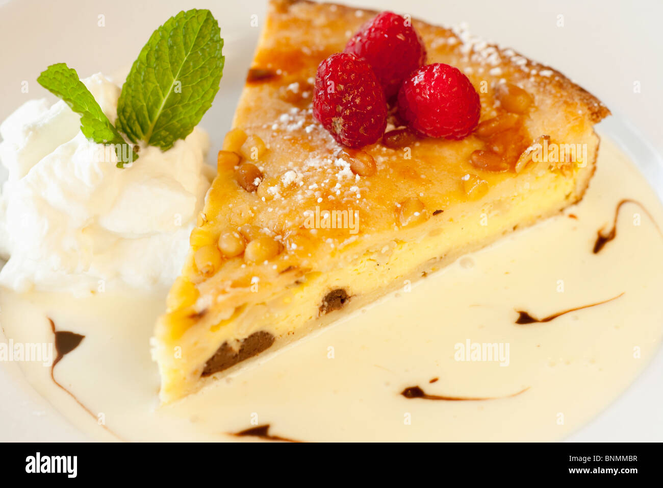 torta della nonna dessert, , Orcutt, California, United States of America Stock Photo