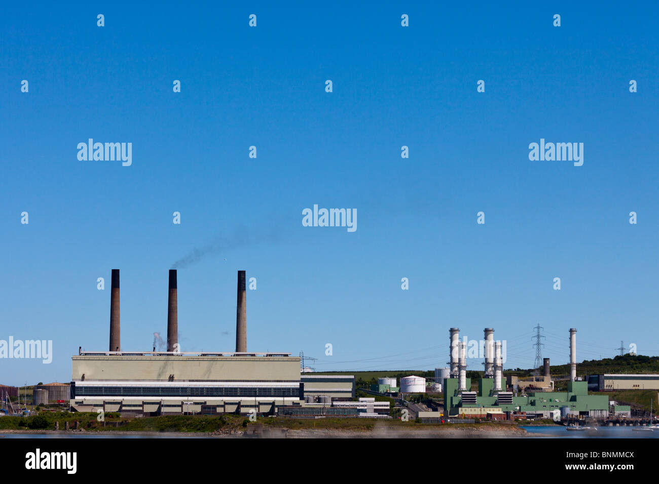 Ballylumford power station, Islandmagee peninsula, Northern ireland, UK
