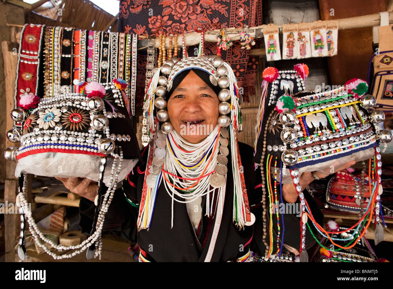 Indigenous akha hilltribe woman hi-res stock photography and images - Alamy
