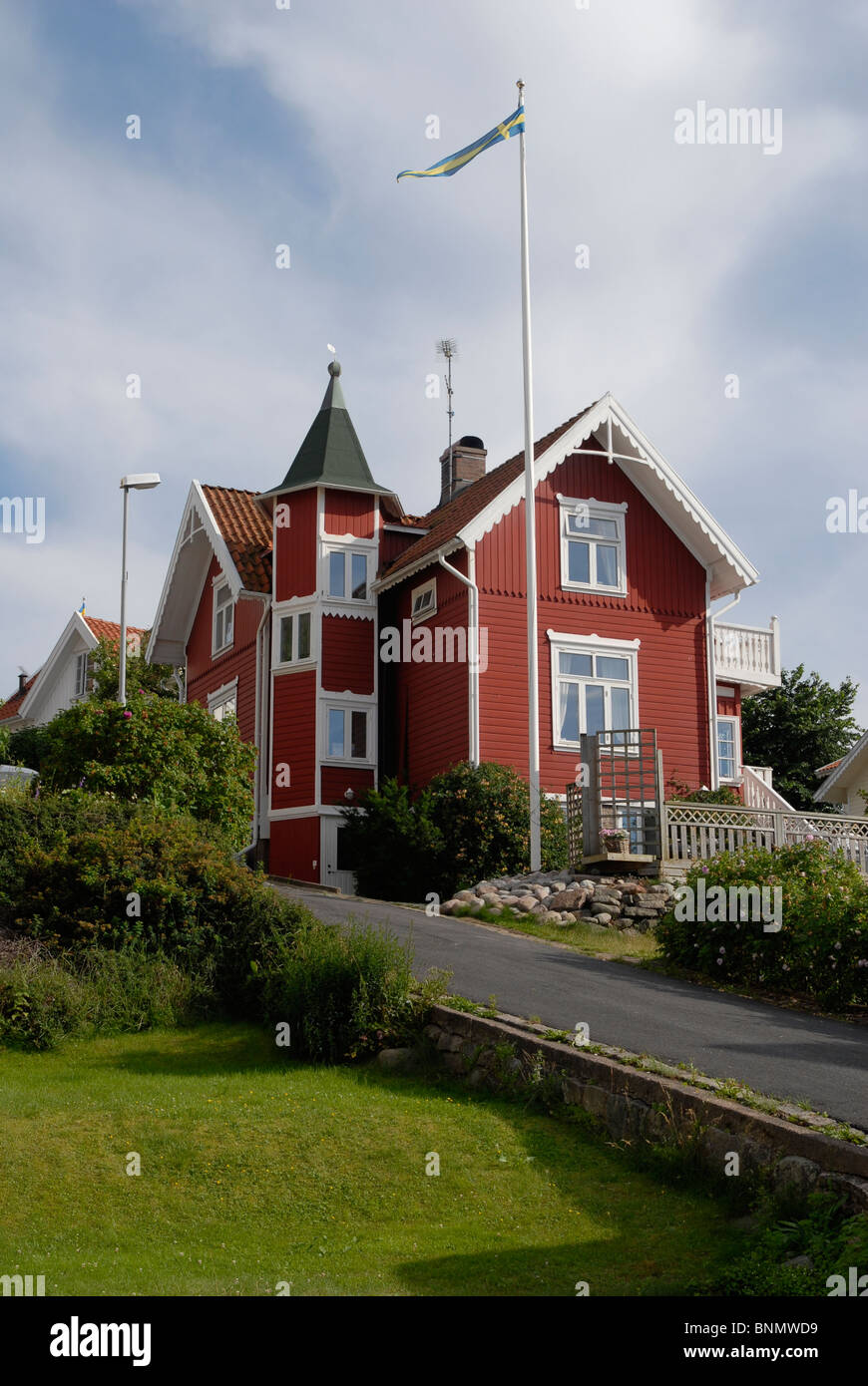 A house in Fjällbacka, Bohuslän, Sweden Stock Photo