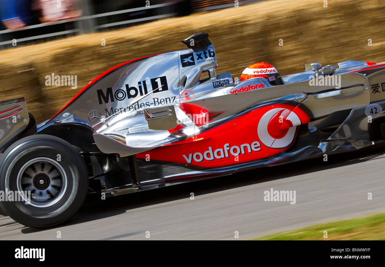 Chris Goodwin in the 2008 McLarenMercedes MP4/23 at the 2010 Goodwood