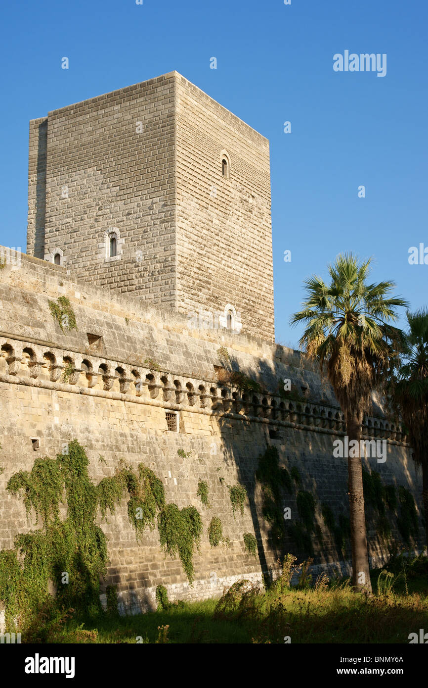 The Norman-Swabian castle of Bari, Italy Stock Photo