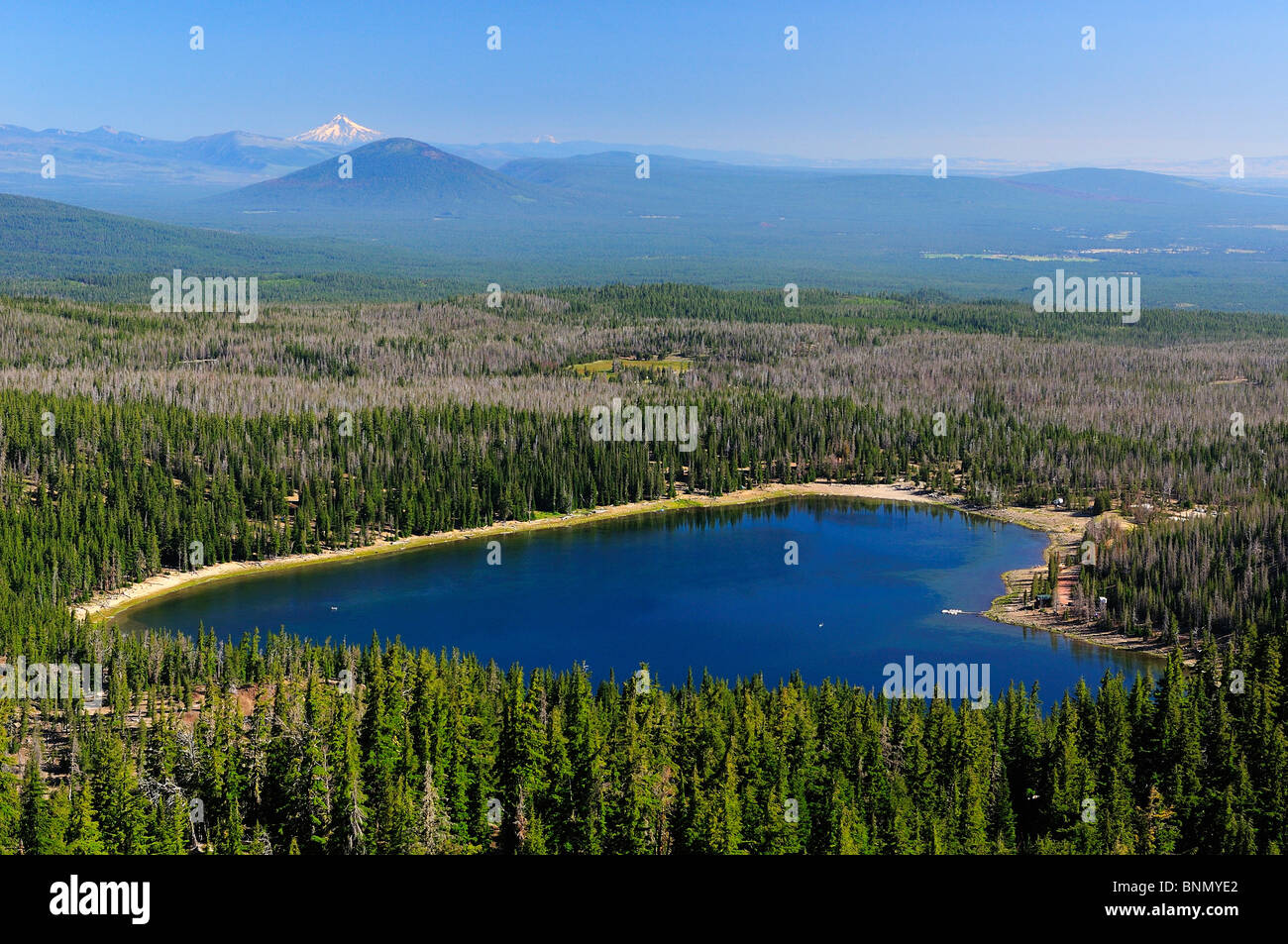 Three Creek Lake Tam McArthur Rim Deschutes National Forest Cascade ...