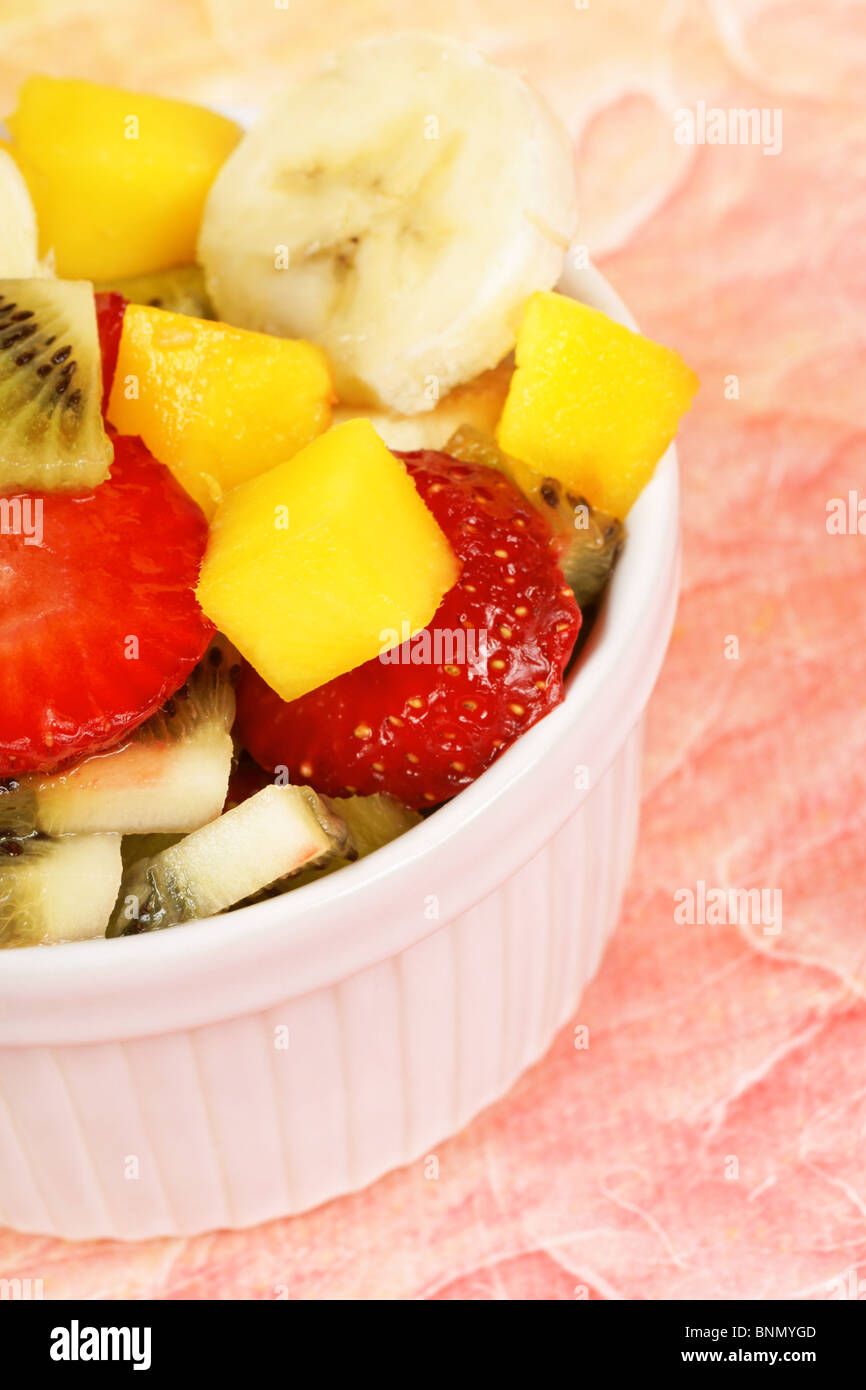 Fruit salad mango kiwi hi-res stock photography and images - Alamy