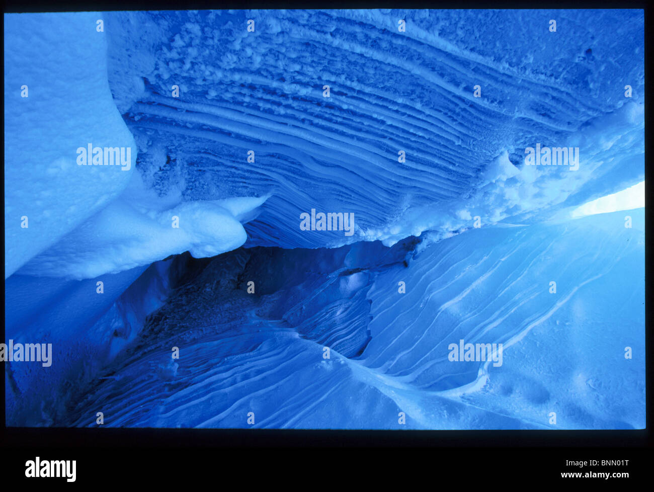 Ice Cave Spencer Glacier Kenai Peninsula Winter AK Stock Photo Alamy
