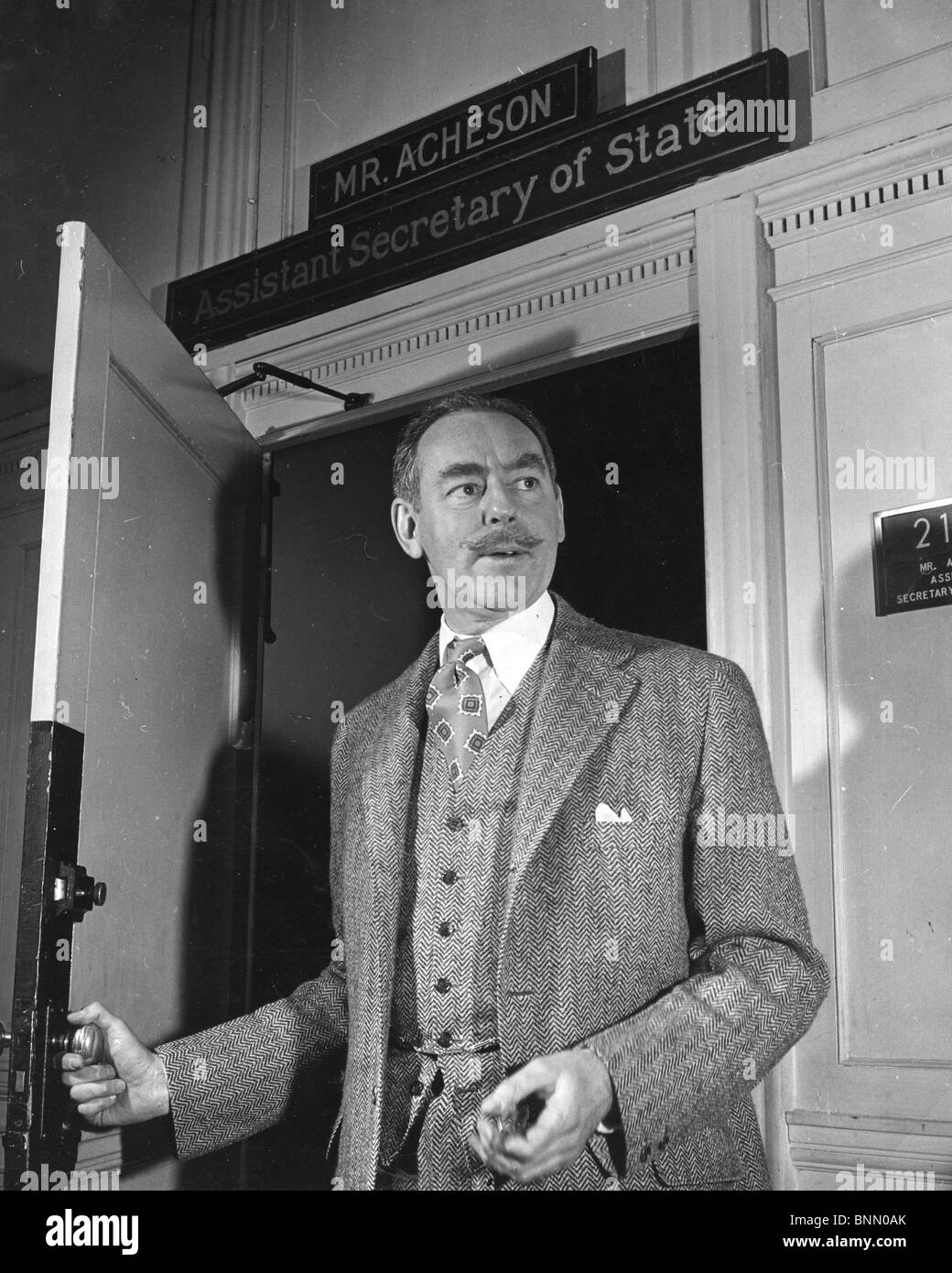 Dean Acheson 13 1971 Us Statesman And Lawyer Here As Assistant Secretary Of State In 1941 Stock Photo Alamy