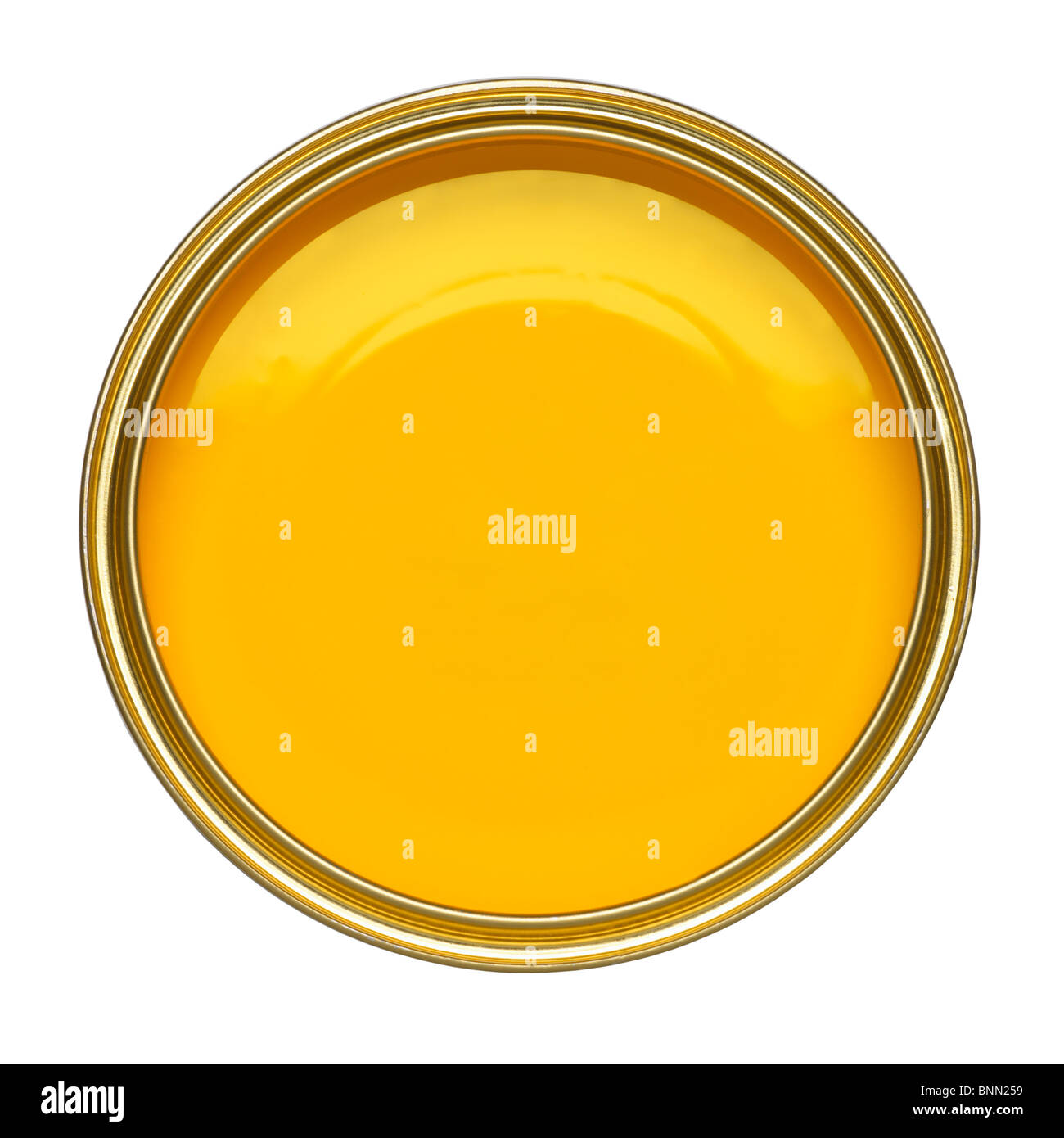 Download Bright Yellow Paint Tin Can Open Stock Photo Alamy Yellowimages Mockups