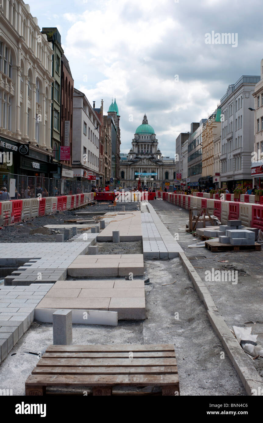 Belfast Streets Ahead Development,  Donegall place Stock Photo