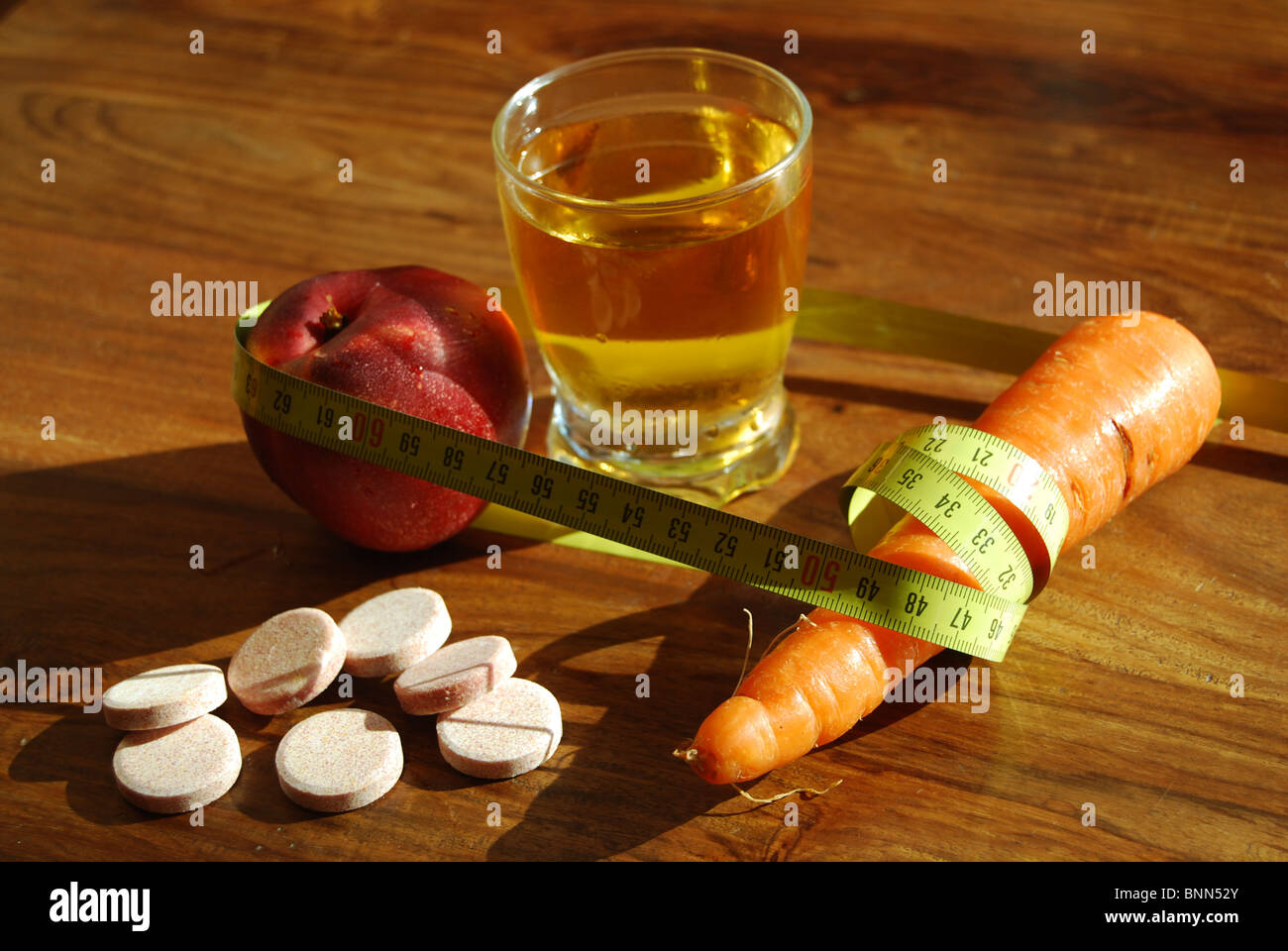 health and diet. medicines and dietary foods for the welfare of the person Stock Photo