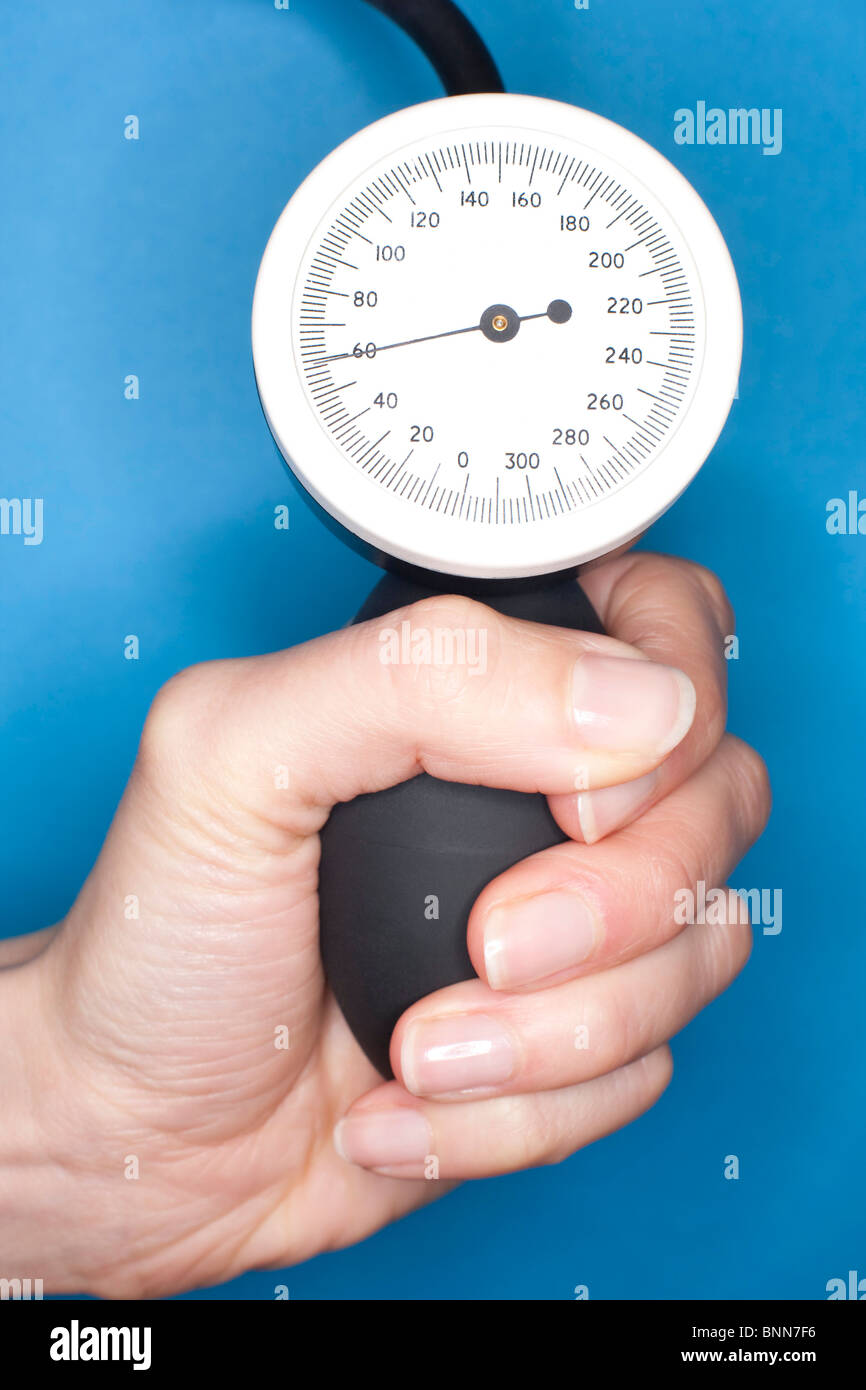 Blood pressure gauge Stock Photo Alamy