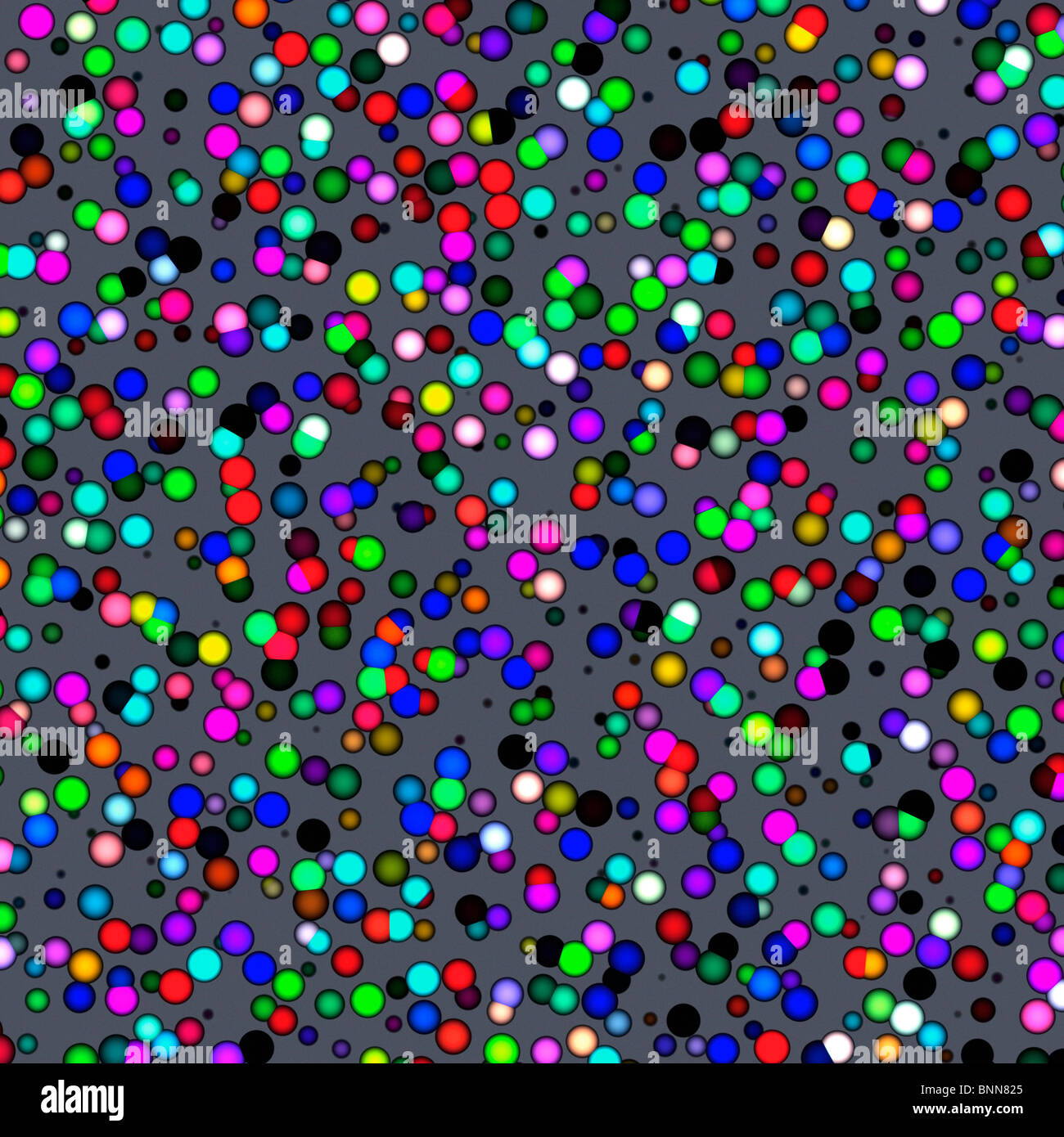 Molecules, conceptual artwork Stock Photo