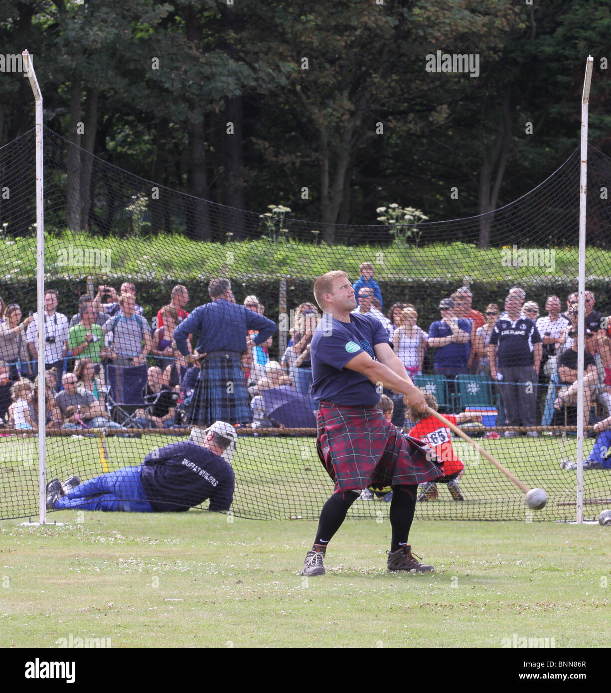 Hammer Throw Highland Games High Resolution Stock Photography and