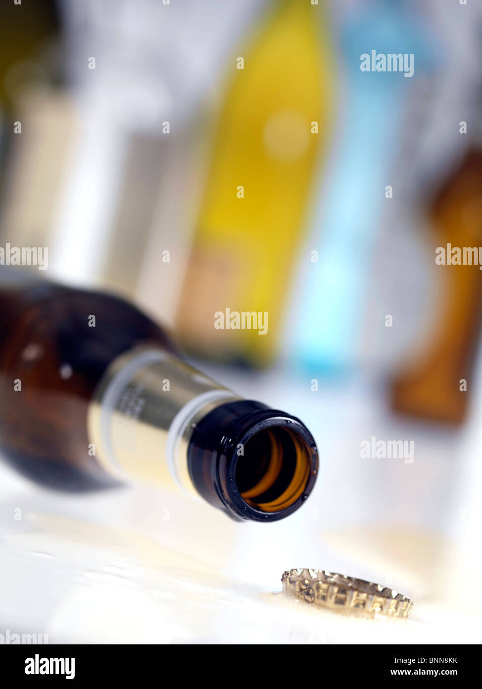 Beer bottle Stock Photo