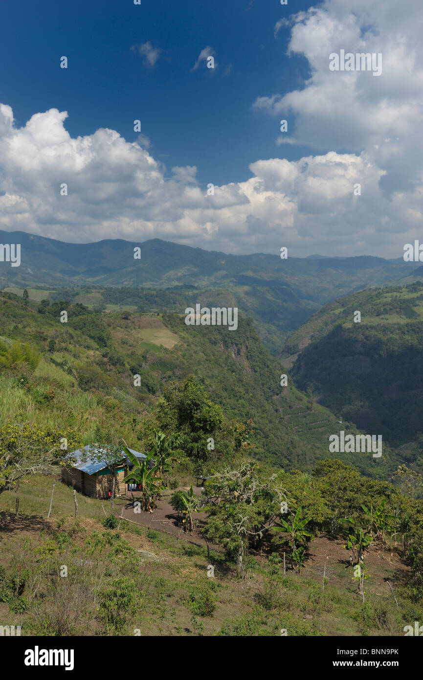 Landscape El Mirador Canyon Rio Magdalena San Agustin Department Huila Colombia South America green Stock Photo