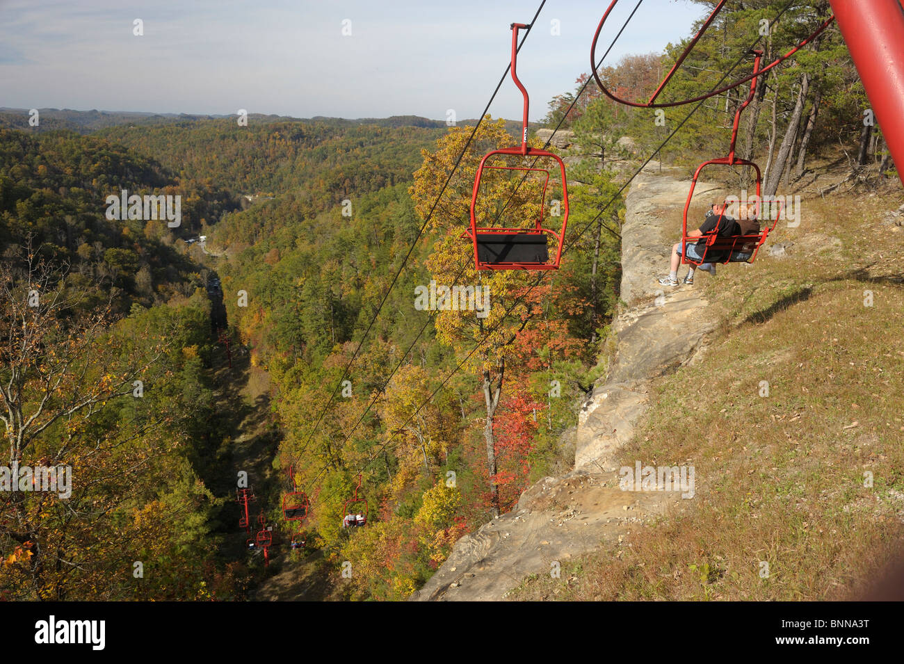 Skylift Natural Bridge State Resort Park Kentucky USA America United