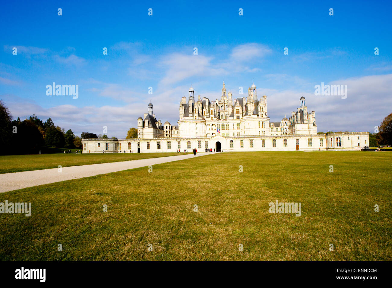 Chateau de Chambord, Loire, France Stock Photo