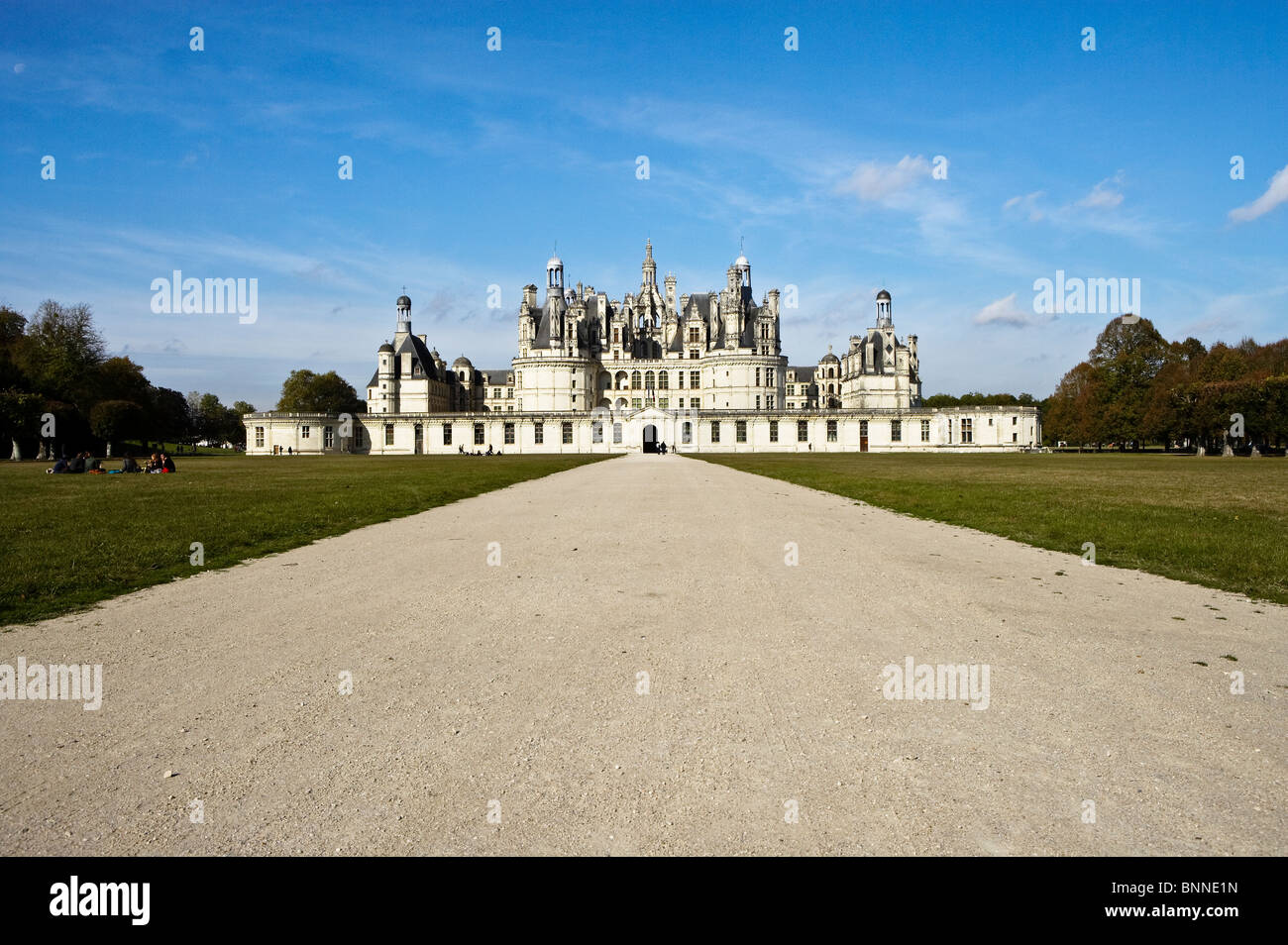 Chateau de Chambord, Loire, France Stock Photo
