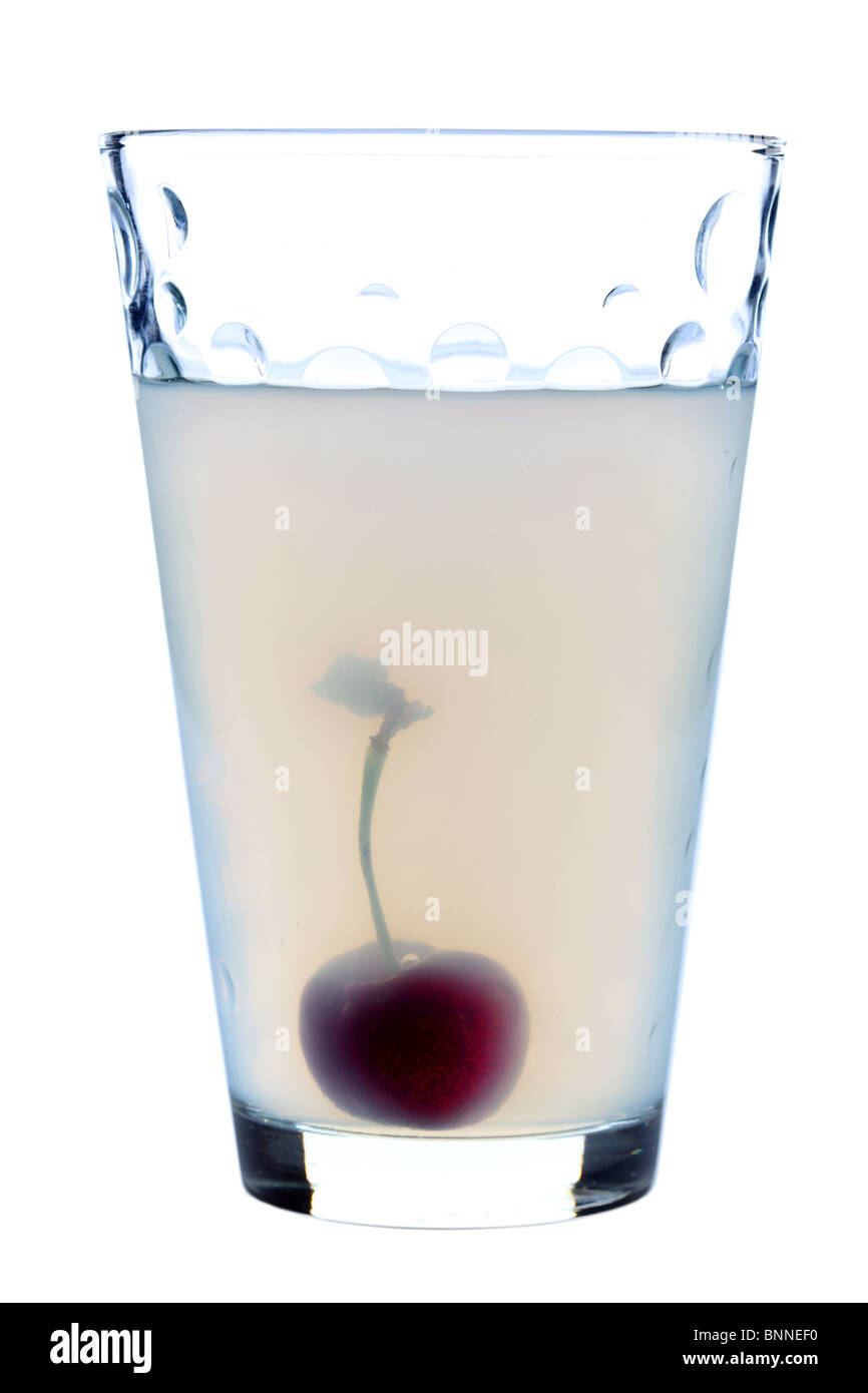 Cherry juice cocktail Stock Photo Alamy